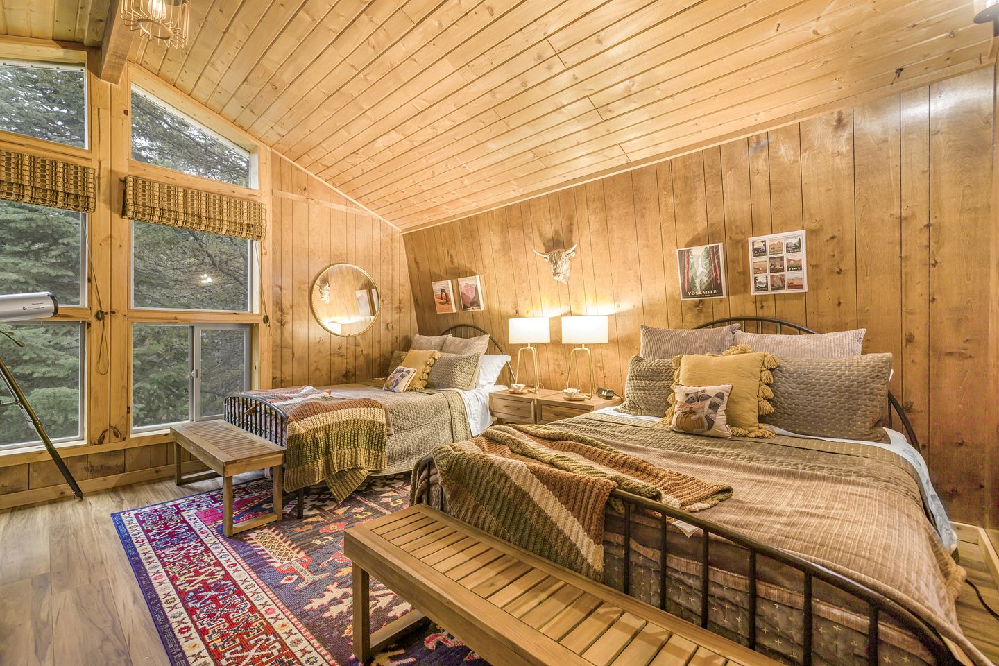 Creekside Cabin with Backyard and Foosball Table Great for Groups in Idaho