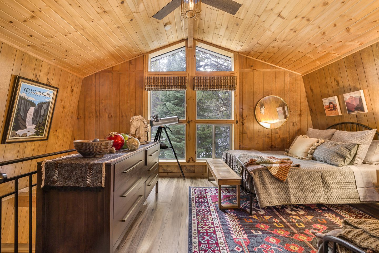 Creekside Cabin with Backyard and Foosball Table Great for Groups in Idaho