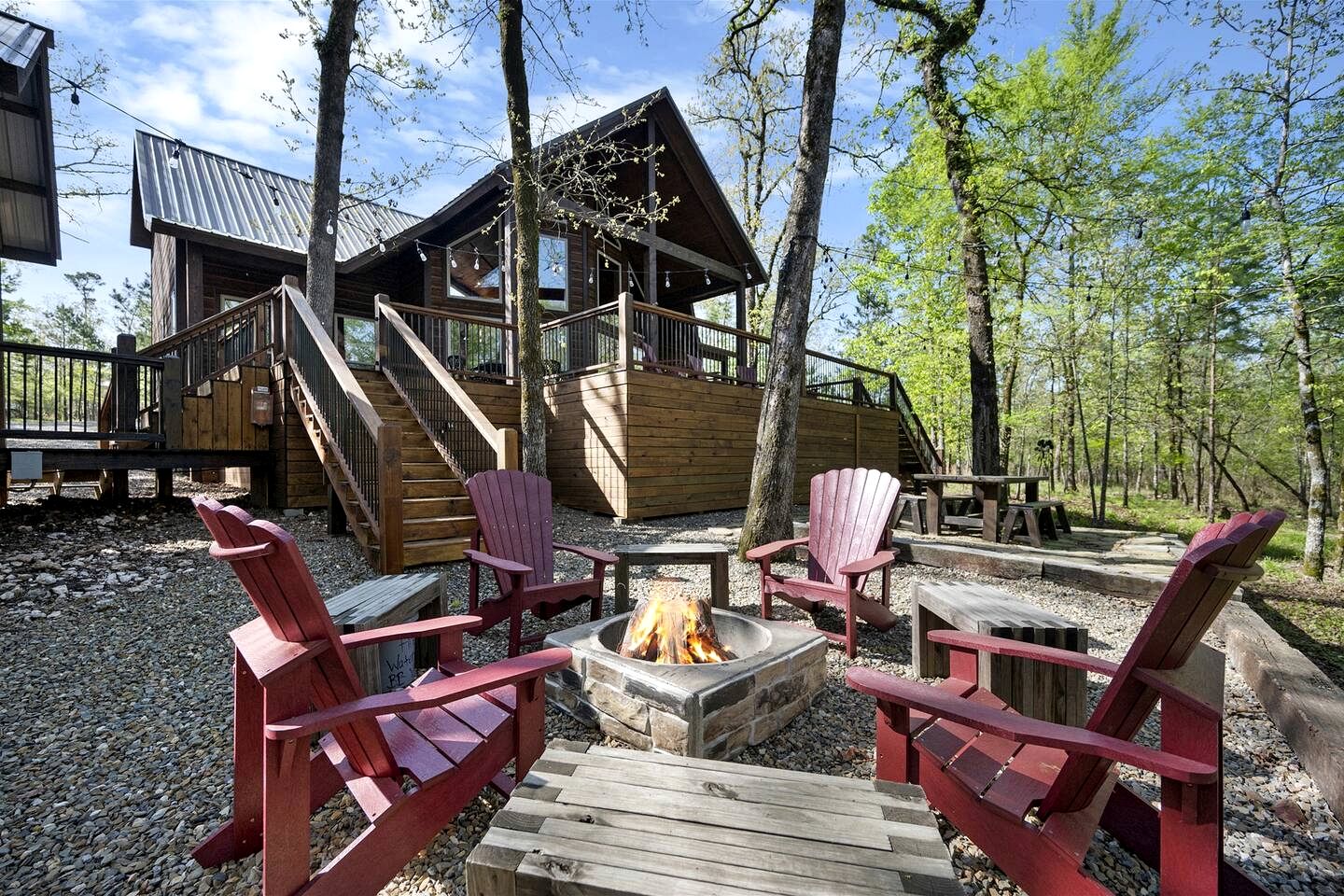 Creekside Cabin Perfect for Family Getaways in Broken Bow, Oklahoma