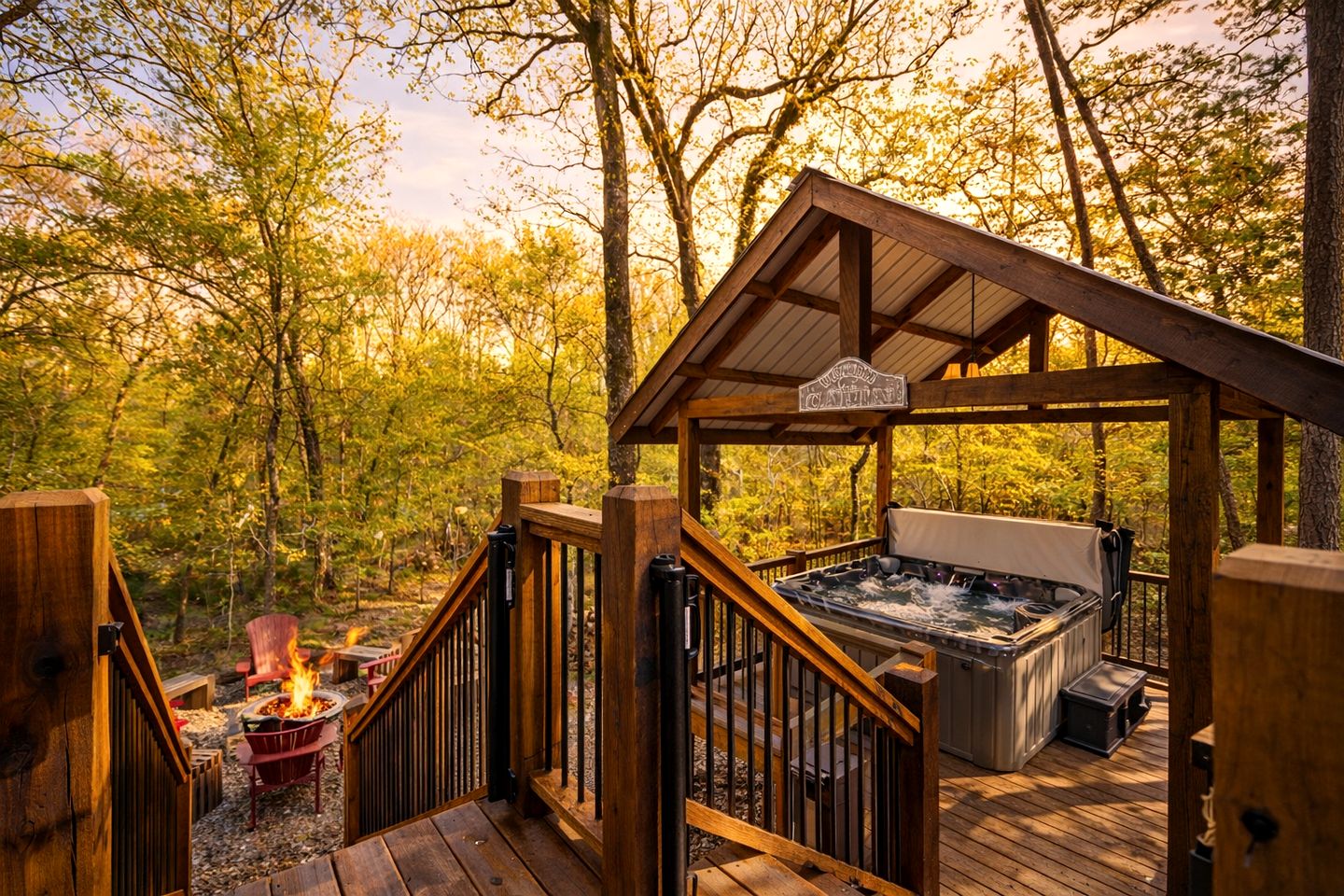 Cabins (United States of America, Broken Bow, Oklahoma)