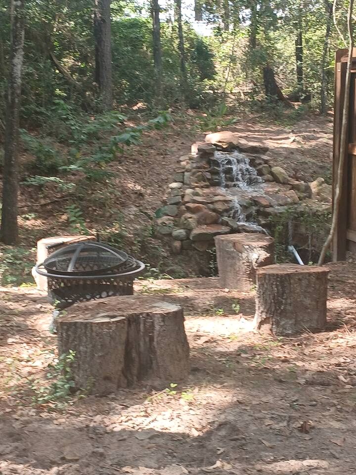 Secluded Container with BBQ for a Waterfront Retreat, Perfect for Fishing and Roasting S'Mores in Grimes County, Texas
