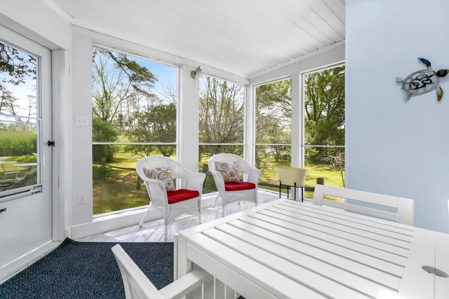 Creekside Cottage with Sunroom and Fire Pit - with Plenty of Outdoor Space Near Assateague Island in Chincoteague, VA
