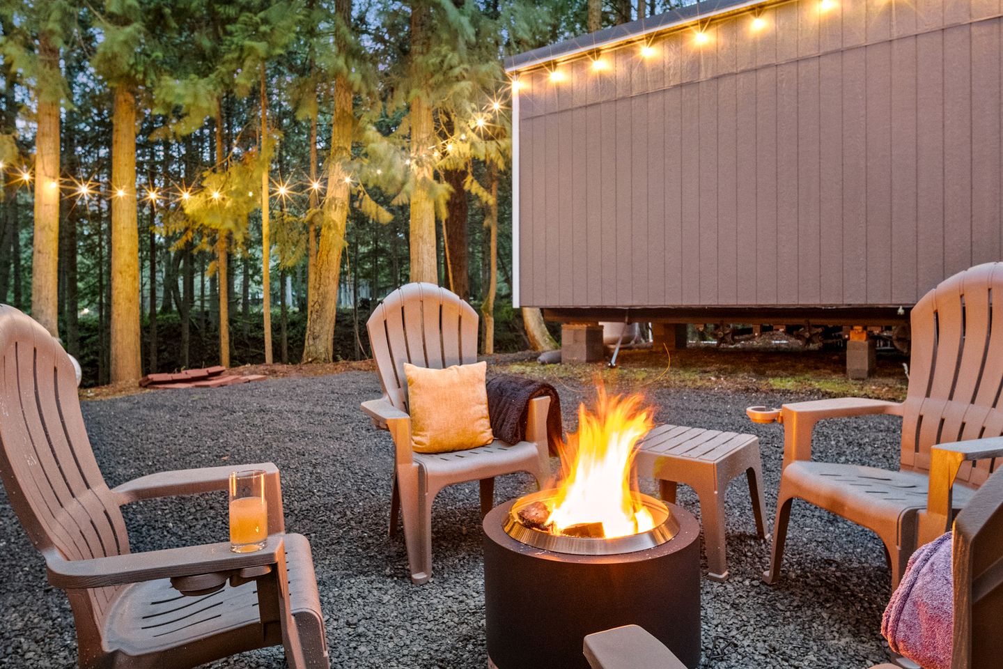 Tranquil, Creekside Cabin in the Forest of Sequim, Washington, Perfect for a Glamping Getaway from Seattle