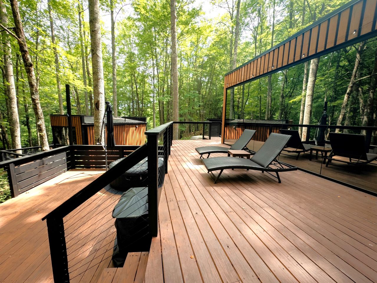 Incredible Glass Tiny House for a Pet-Friendly Romantic Escape in Nature near Mars Hill, NC
