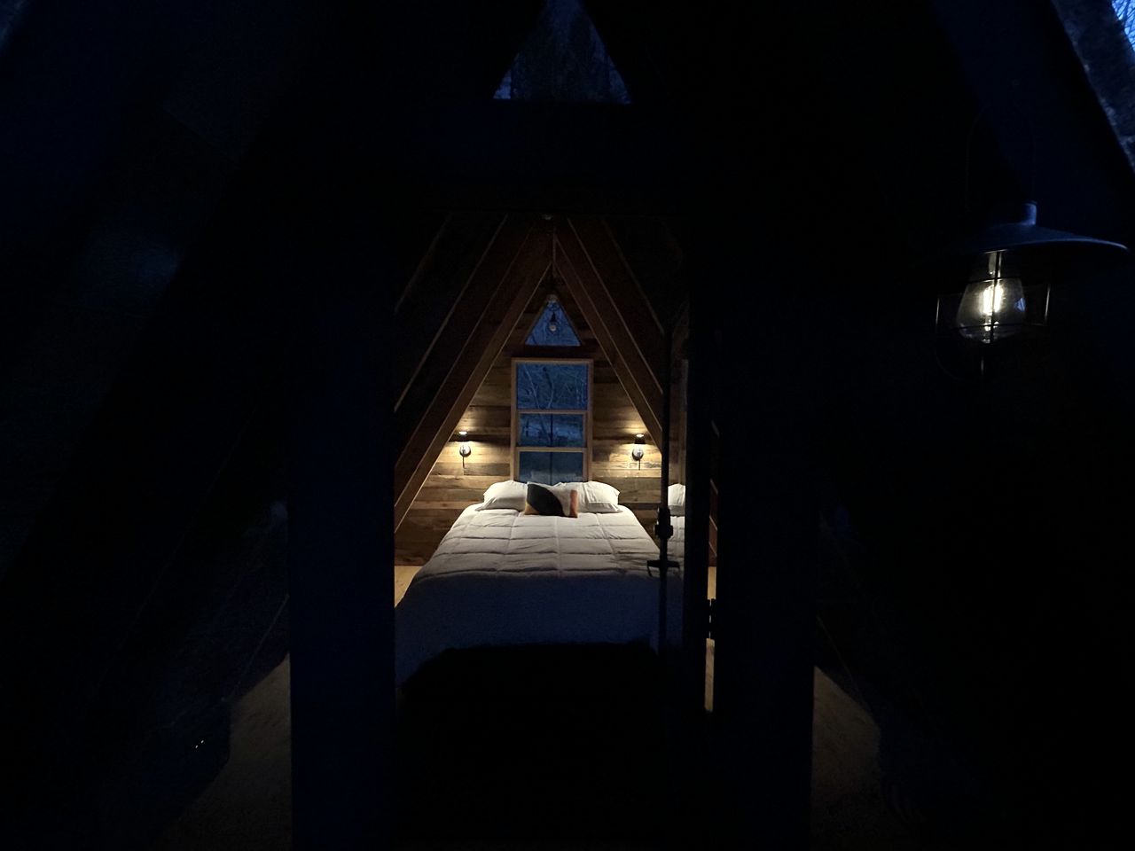 Secluded Off-Grid Cabin Retreat with Fire Pit & Sauna in Zirconia, North Carolina