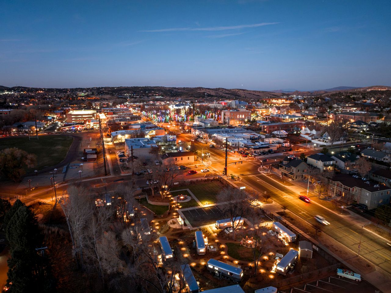 Prescott AZ Airstream Getaway One Block from Whiskey Row