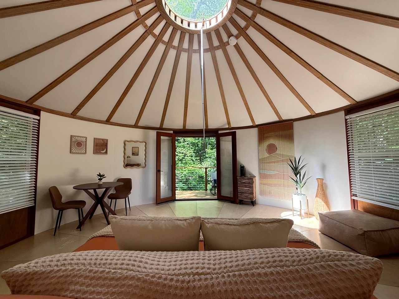 Enchanting Yurt Haven near Pisgah National Forest in North Carolina