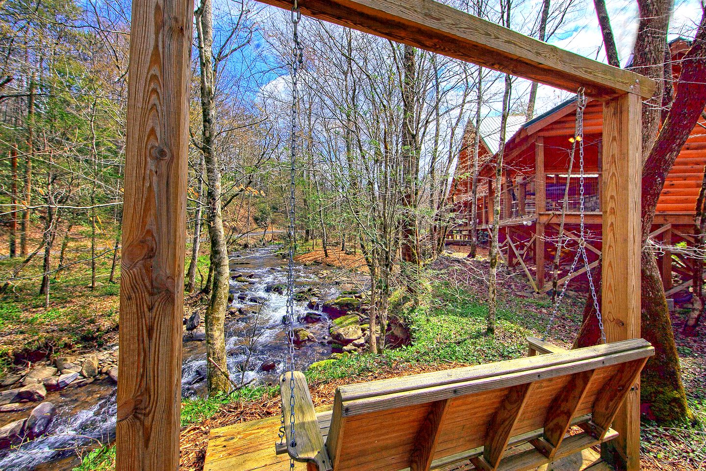 Creekside Tennessee Cabin Rental for Great Smoky Mountains Getaways