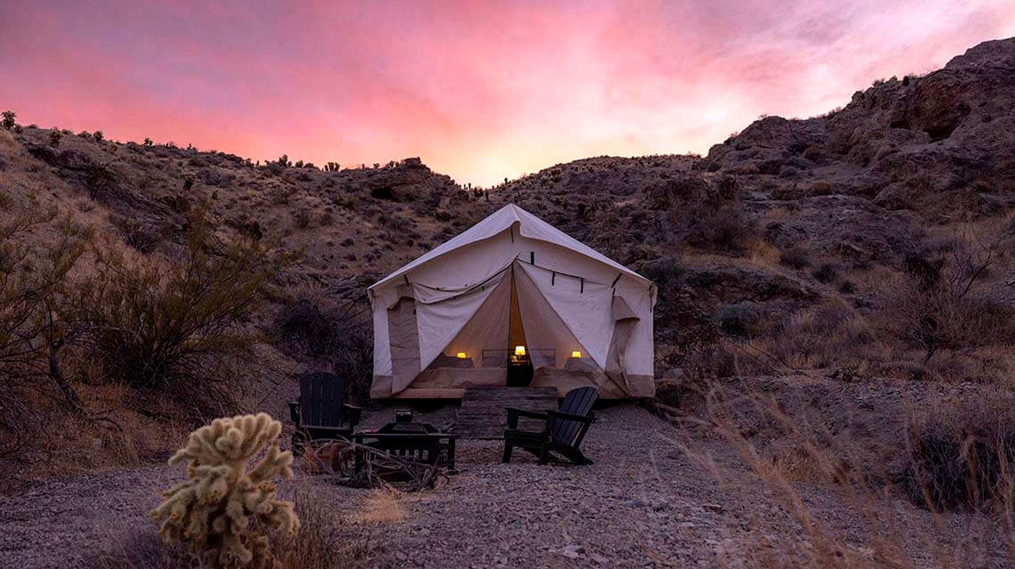 Serene Cozy Tent with Spectacular Desert and Sunset Views in Nevada | Vacation Rentals (Boulder City, Nevada, United States of America)