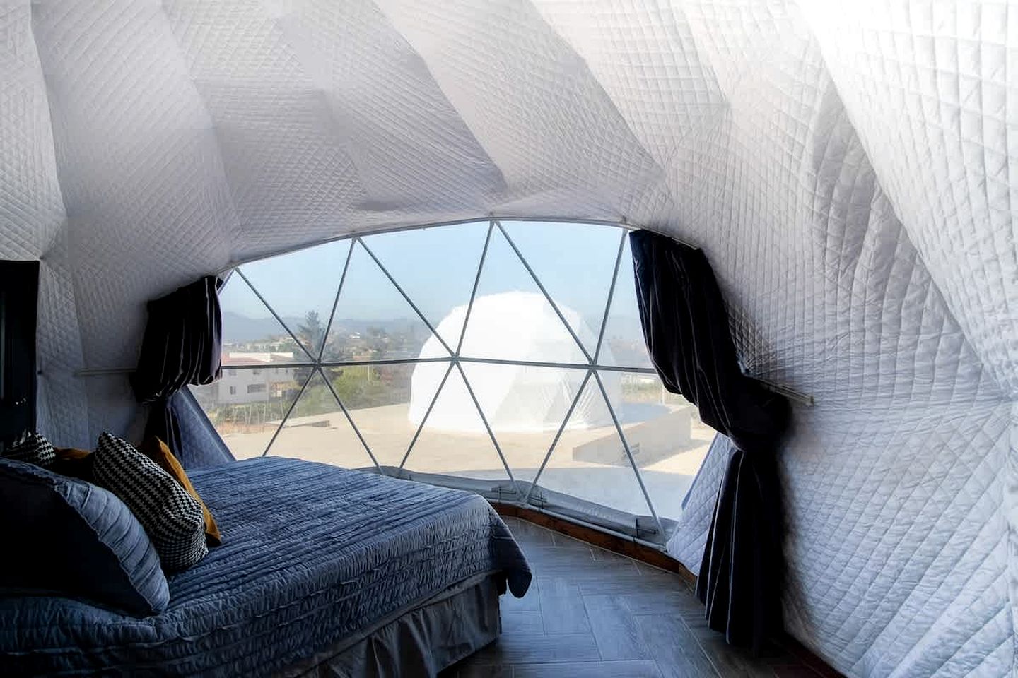 Nature-Immersed Luxury Dome with Stunning Horizon Views in Baja California, Mexico