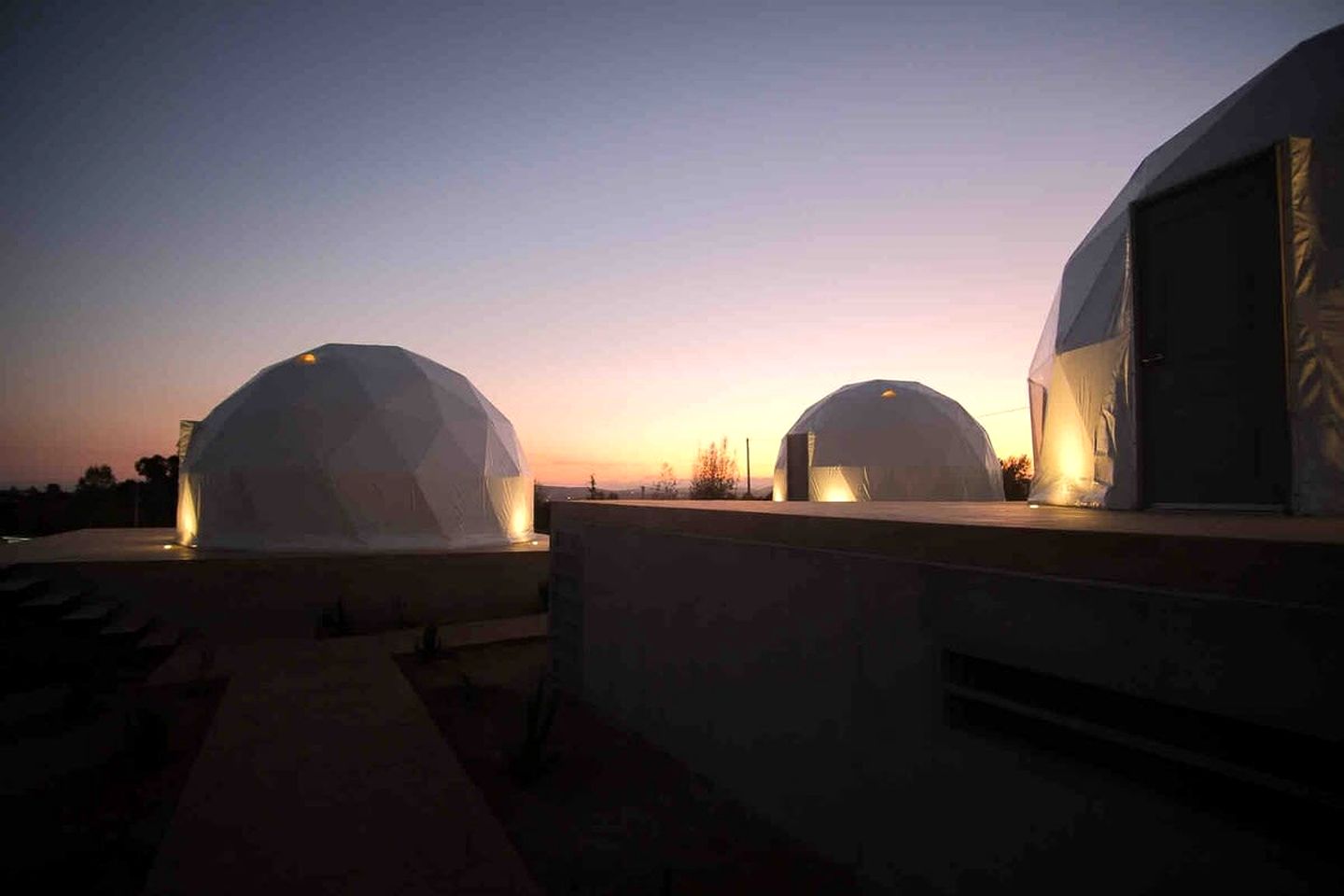 Luxury Glamping Dome with Panoramic Views & Stargazing in Baja California, Mexico