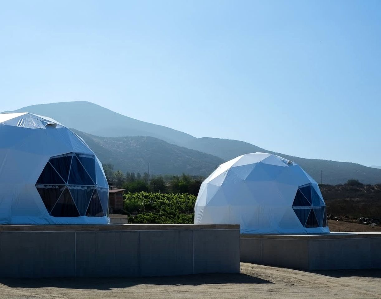 Luxury Glamping Dome with Panoramic Views & Stargazing in Baja California, Mexico