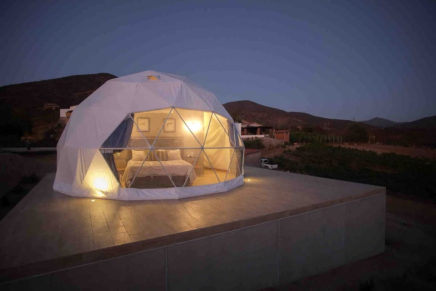 Romantic Hideaway Dome with Magical Stargazing Nights in Baja California, Mexico