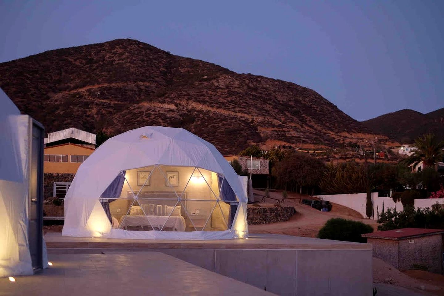Secluded Glamping Dome with Peaceful Vibes & Sunset Views in Baja California, Mexico