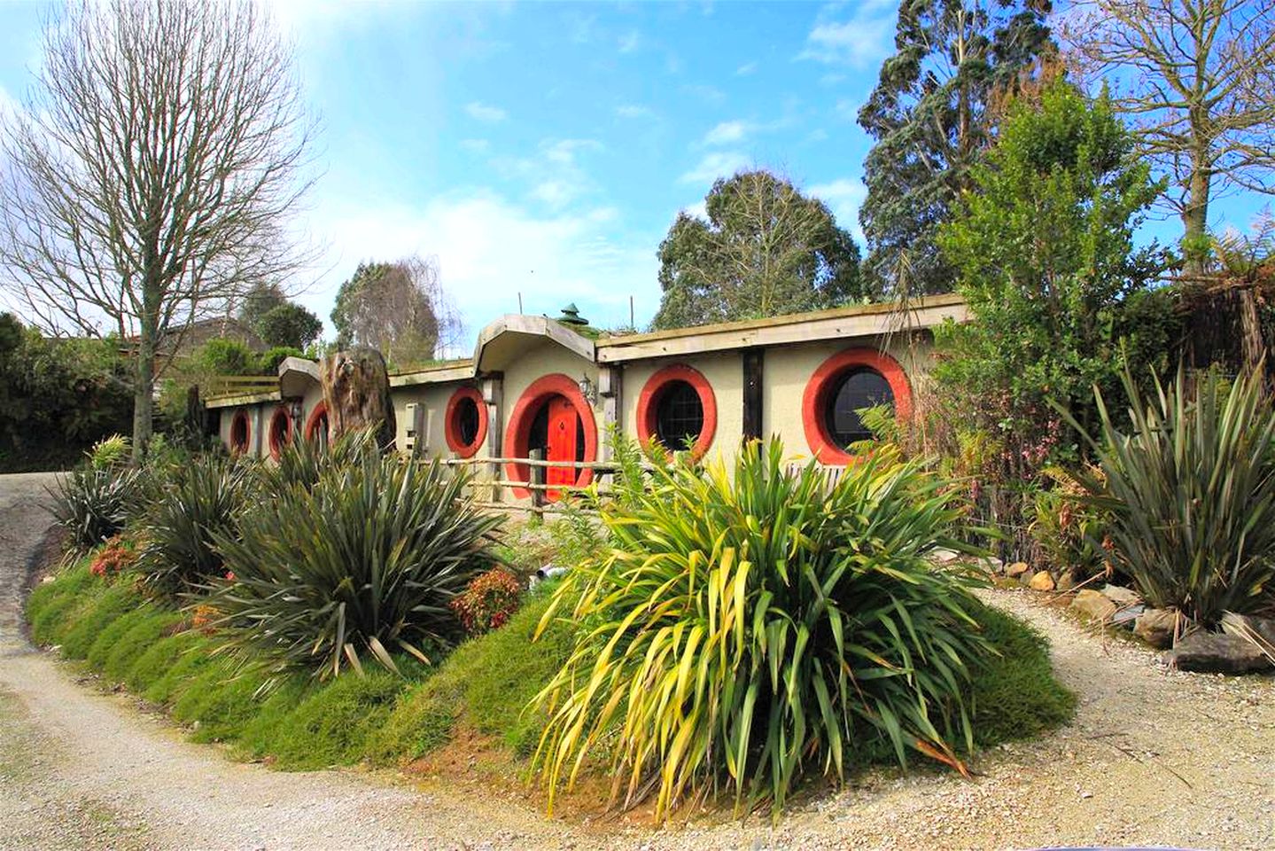 Cute and Distinct Hobbit Accommodations in Hills of Waitomo, New Zealand