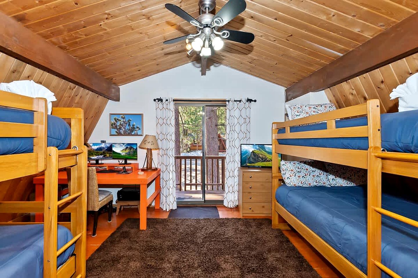 Cute Cabin with Fireplace and Private Patio in Big Bear Lake, California