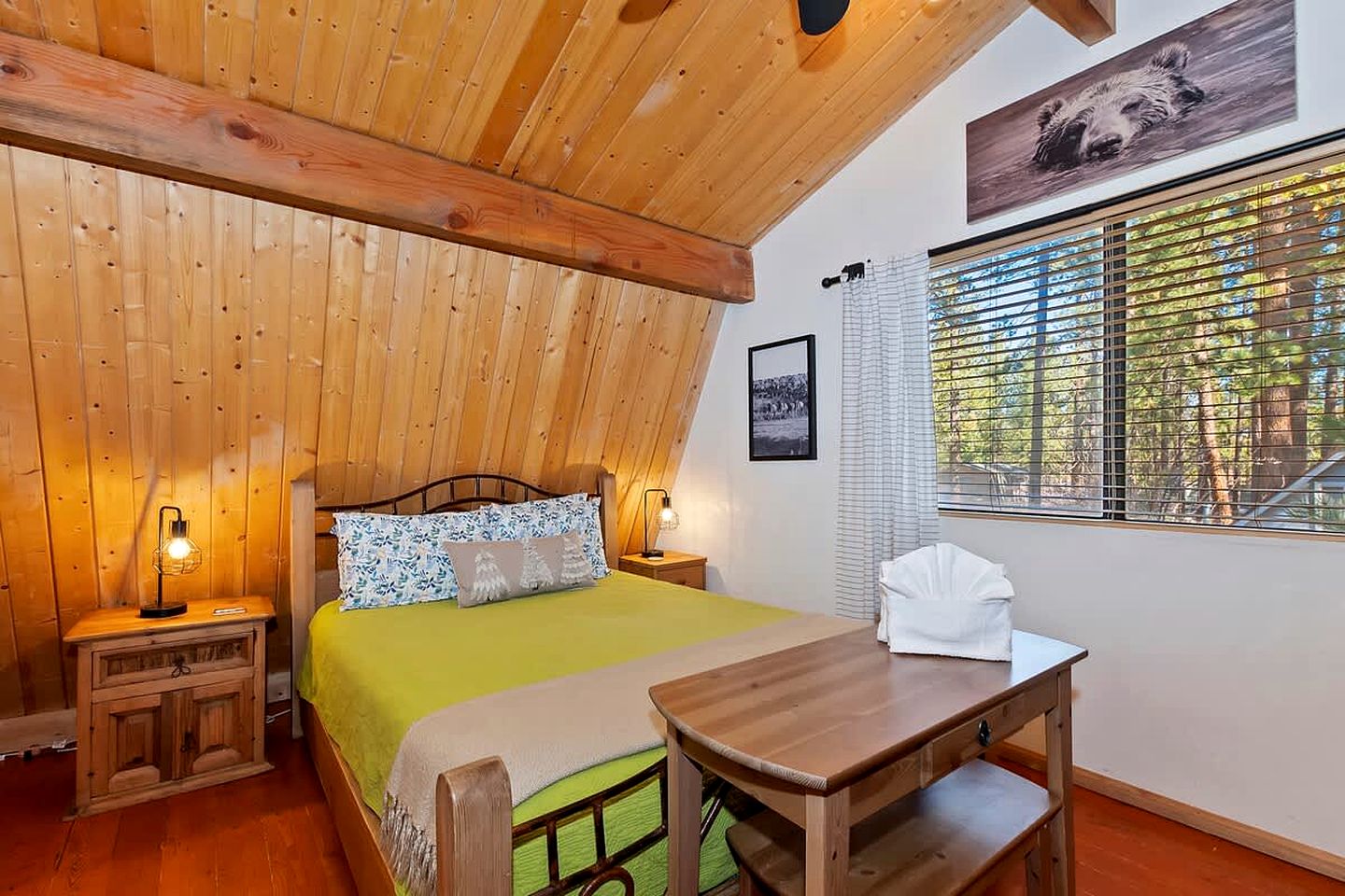 Cute Cabin with Fireplace and Private Patio in Big Bear Lake, California