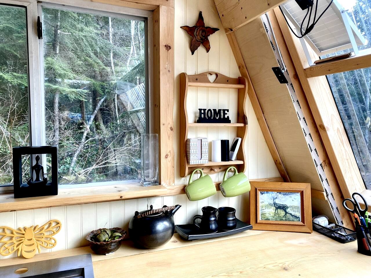 Magical Micro A-Frame on the Sunshine Coast for the Best of British Columbia's Glamping