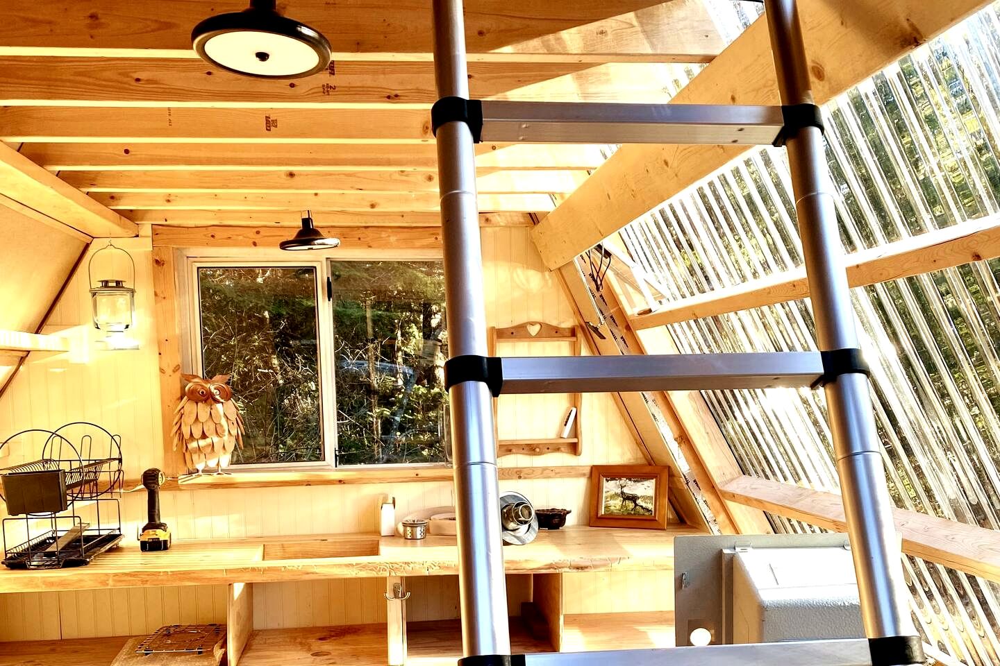 Magical Micro A-Frame on the Sunshine Coast for the Best of British Columbia's Glamping