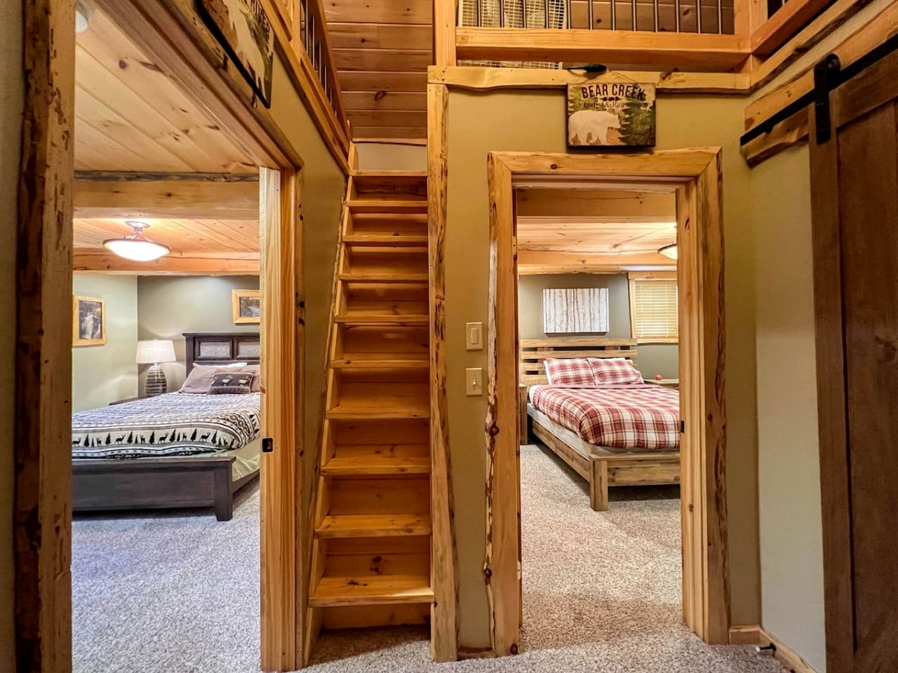 Cute Wooden Cabin Nestled Amidst Trees in North Conway, New Hampshire