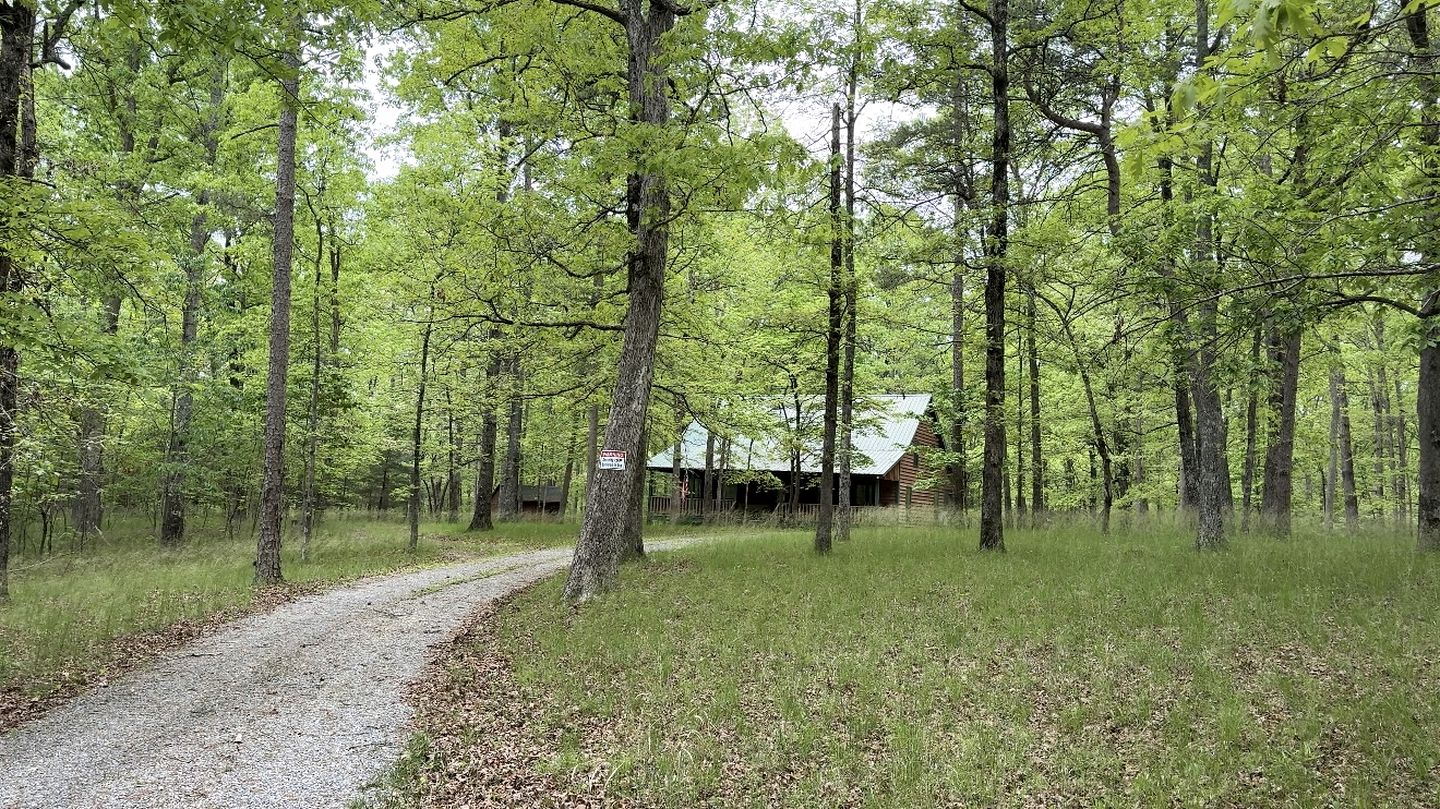 Cute Wooden Cabin Nestled Among Trees in Mentone, Alabama