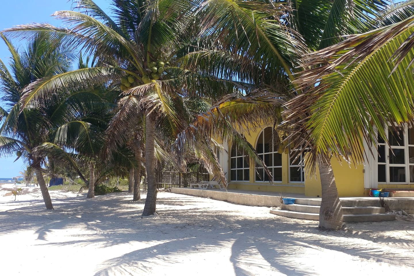 Serene Beachfront House in Mahahual, Quintana Roo, Mexico