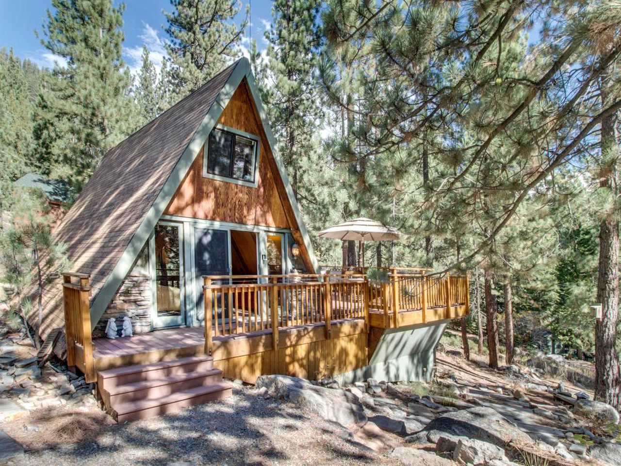 A Frame Cabin Rental In North Lake Tahoe