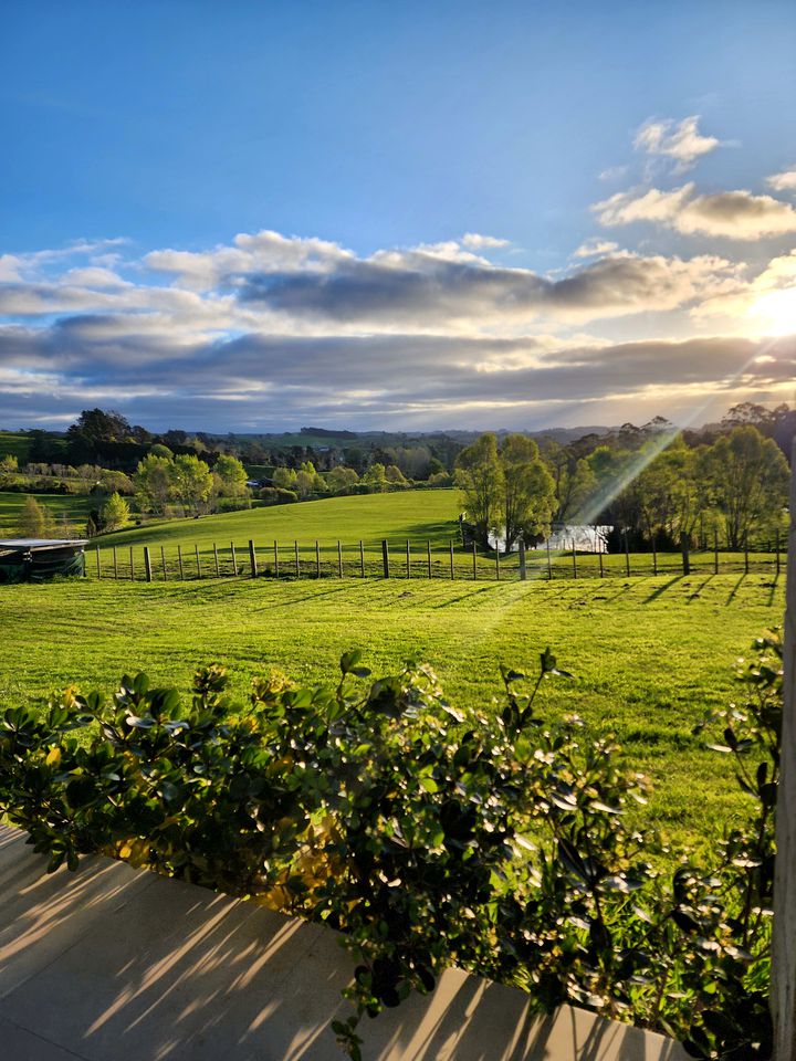 Rustic Tiny House with Outstanding Farmlands Views and Wildlife in North Island, New Zealand