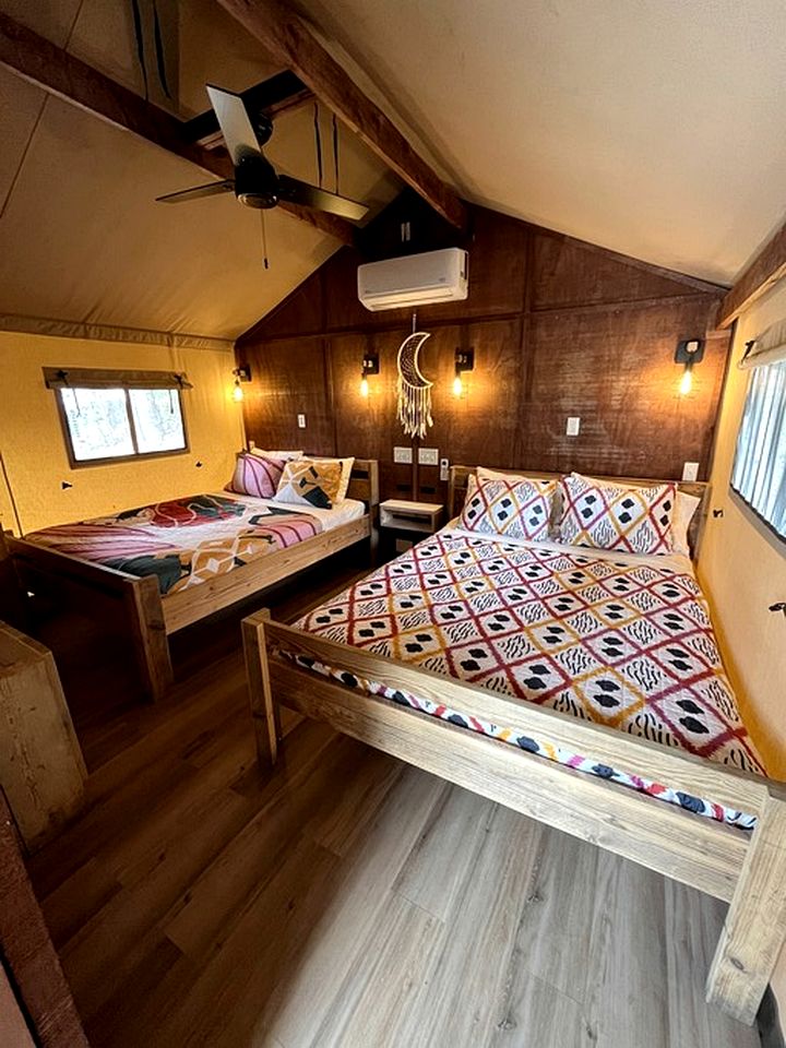 Fantastic Safari Tent Ideal for Outdoor Activities in Gatlinburg, Tennesse