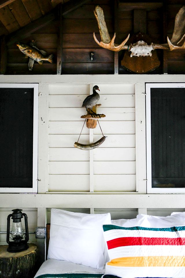 Beautifully Restored Historic Scout Cabin with Pond View for a Peaceful Romantic Escape in Troy, Wisconsin