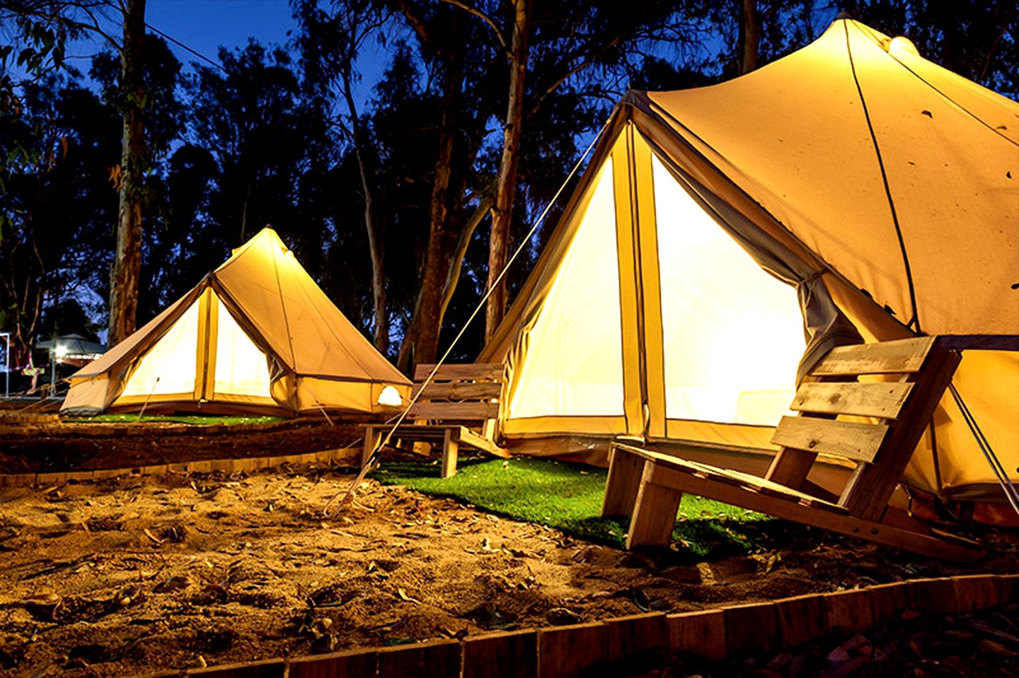 Delightful Bell Tent Rental near the Beach for a Glamping Adventure in Huelva, Spain