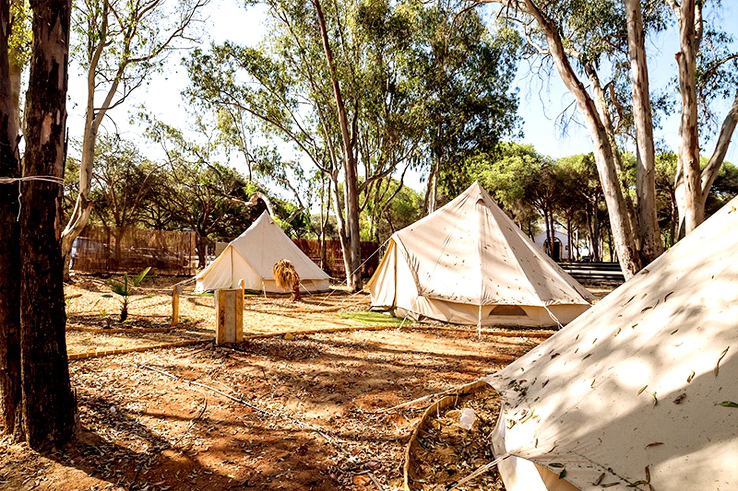Delightful Bell Tent Rental near the Beach for a Glamping Adventure in Huelva, Spain