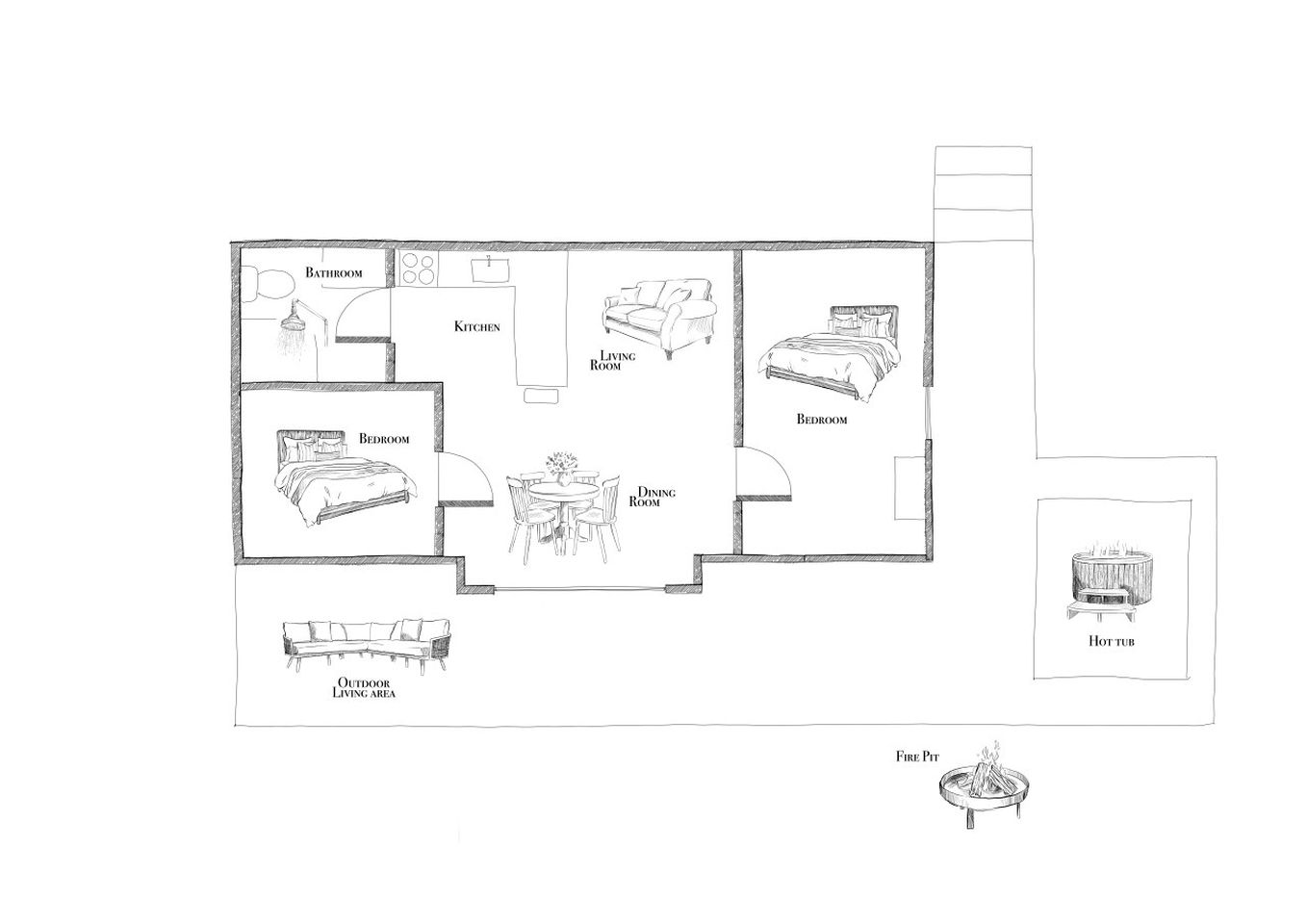 Delightful Lake Pod with Hot-Tub and Spectacular Views in UK