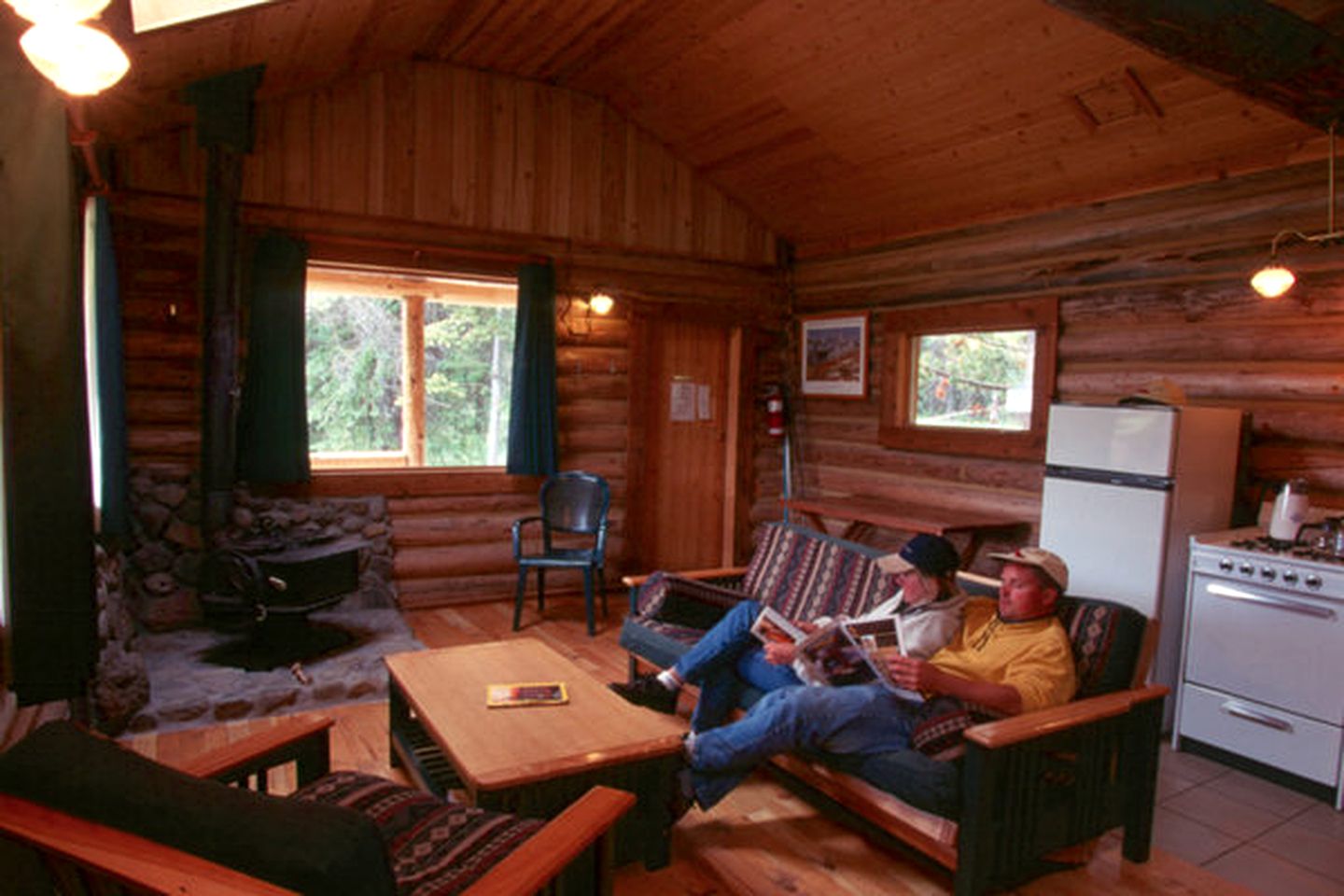 Cozy Cabin Rental on Chaunigan Lake in Nemaiah Valley, British Columbia