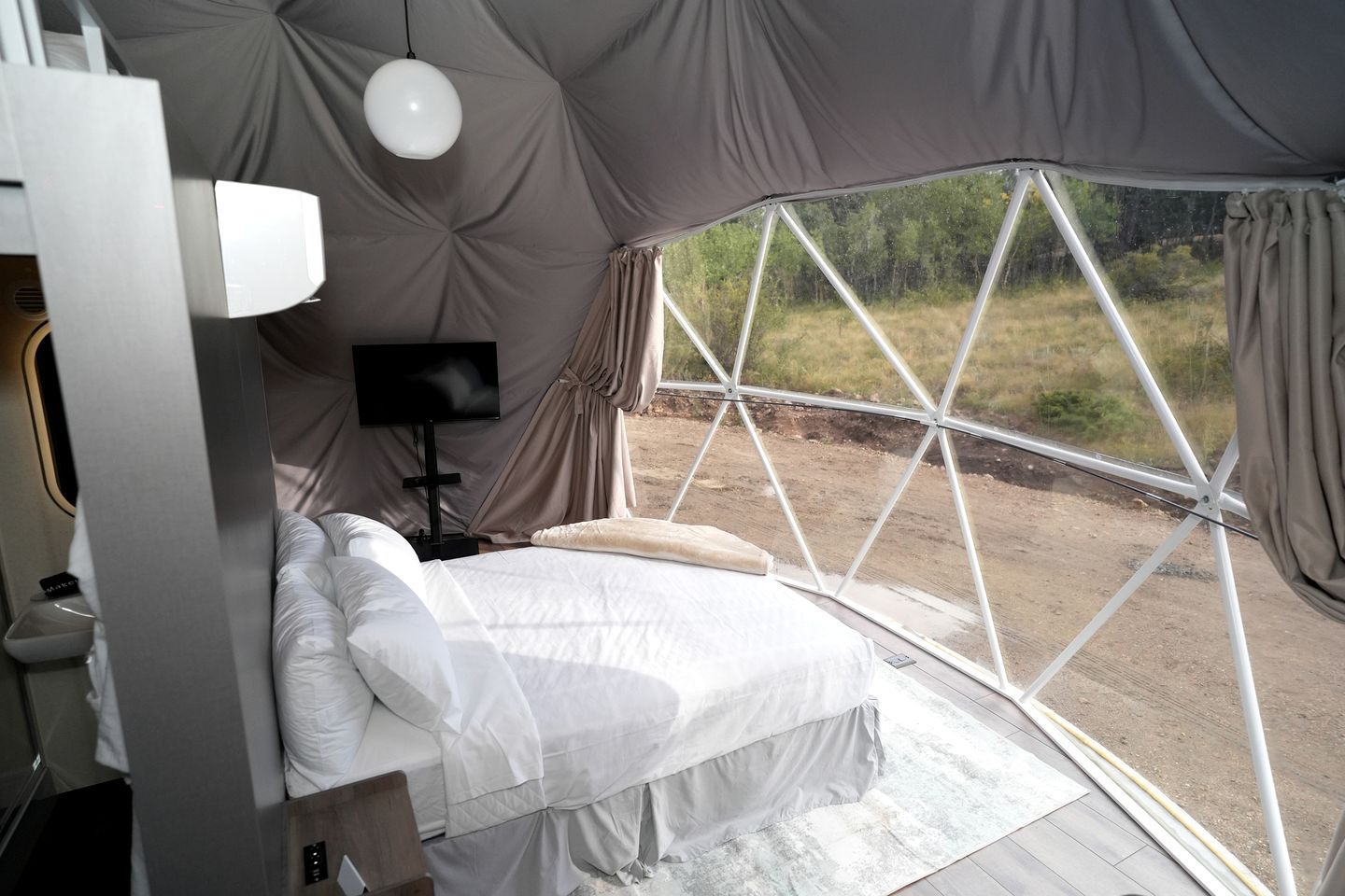 Cozy Forest Dome Glamping with Loft Bed near Black Hawk, Colorado