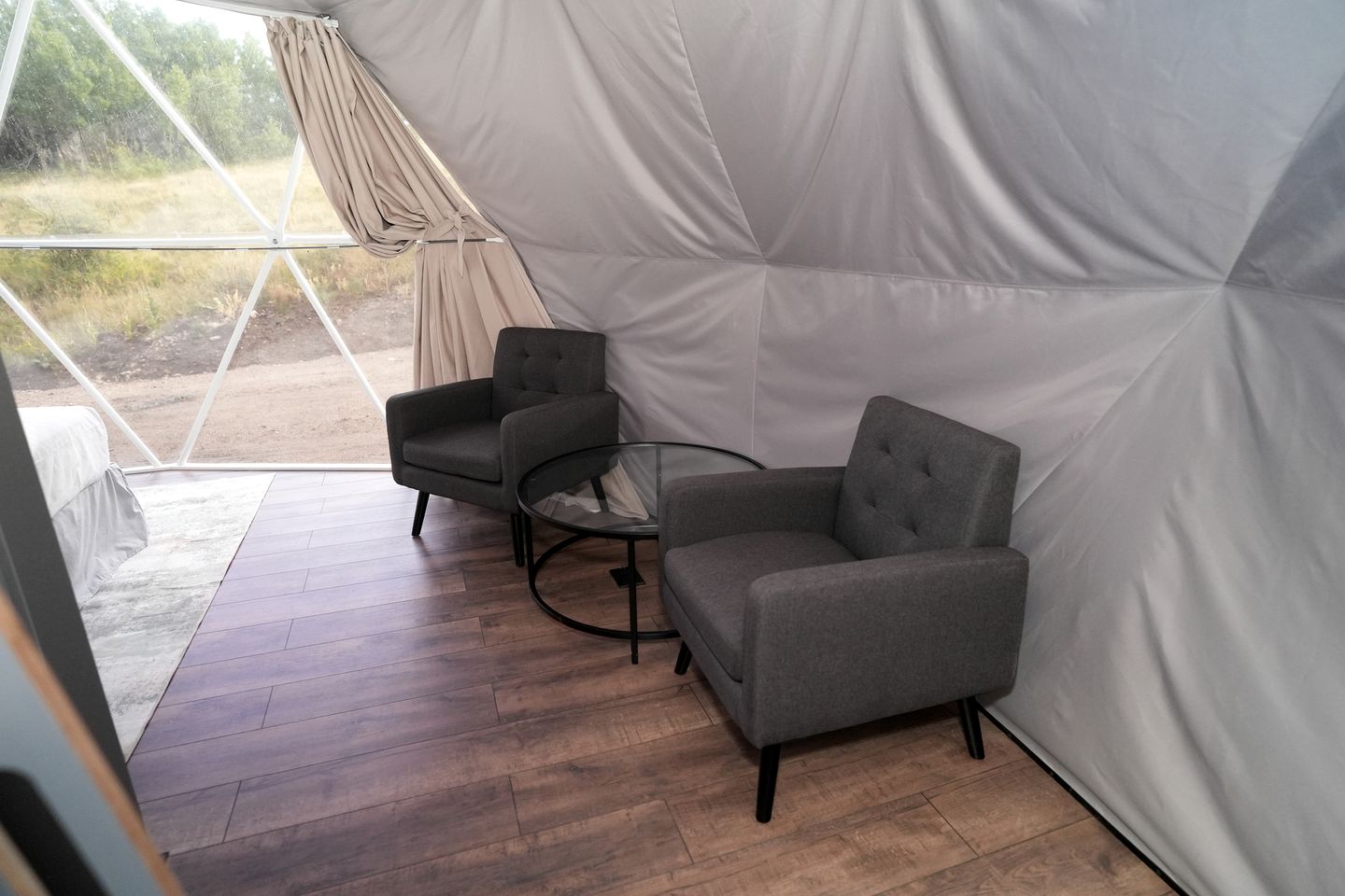 Cozy Forest Dome Glamping with Loft Bed near Black Hawk, Colorado