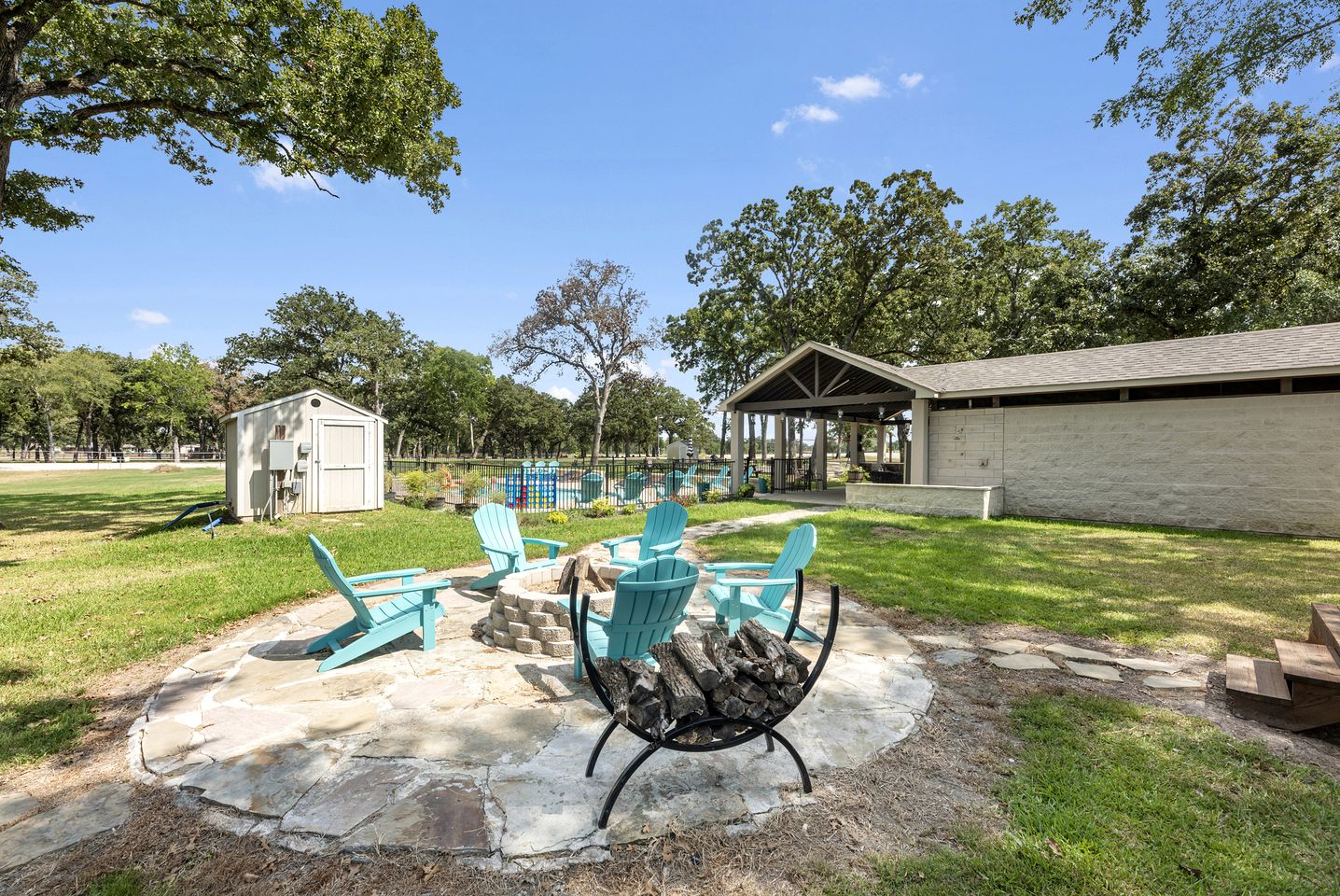 Cozy Tiny Home Escape with Pool, Goats & Firepits near Houston, Hempstead Texas