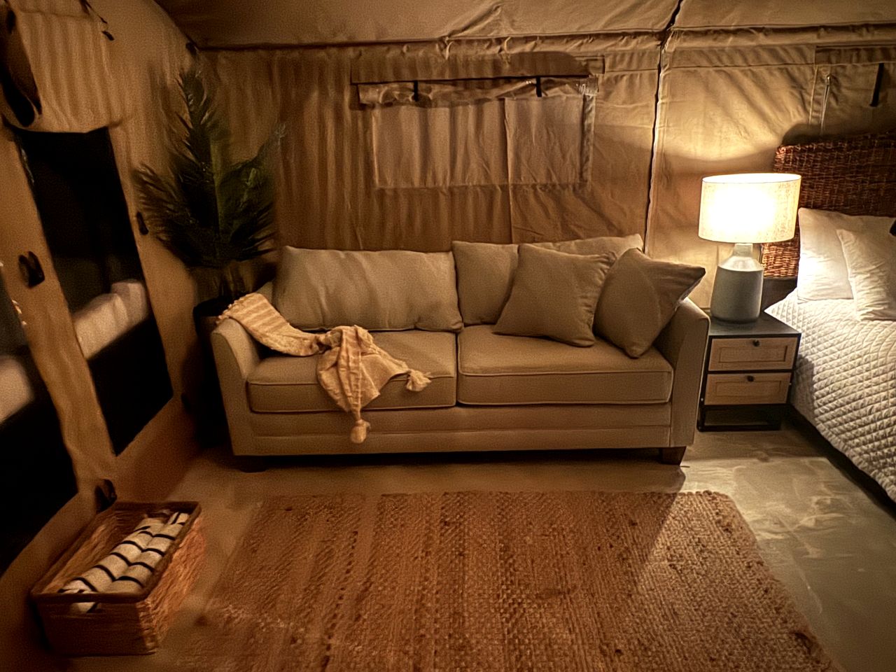Fabulous Comfy Tented Cabin with Tiny Terrace and Bathtub in Puerto Rico