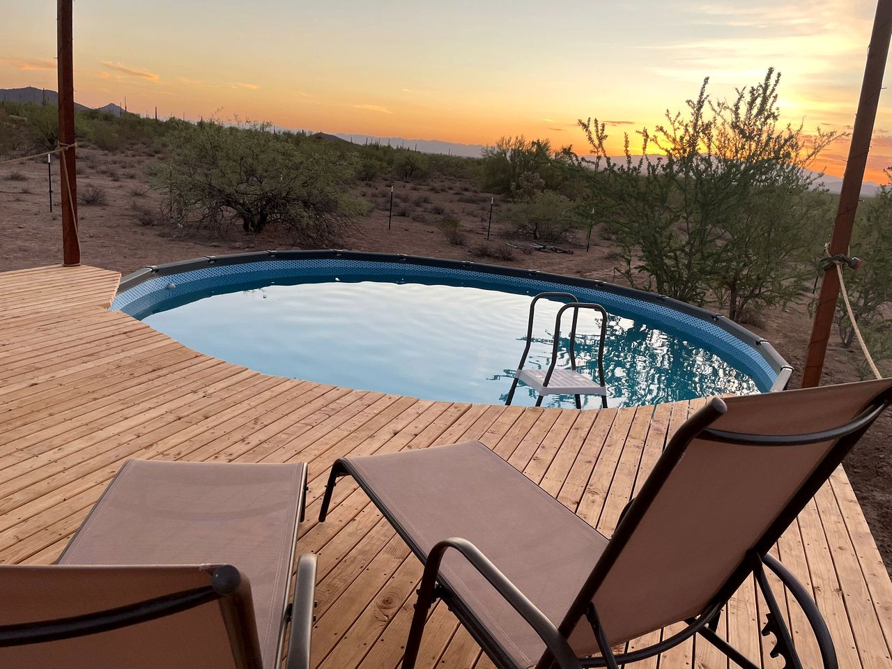 Scenic Desert Ranch Casitas with Private Terraces near Saguaro National Park – Marana, Arizona