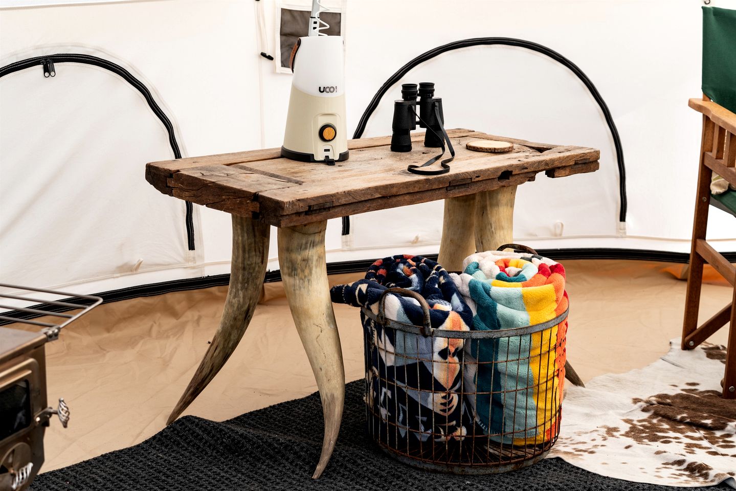 Secluded Luxury Bell Tent with Stargazing and Desert Views near Grand Canyon South Rim, Arizona