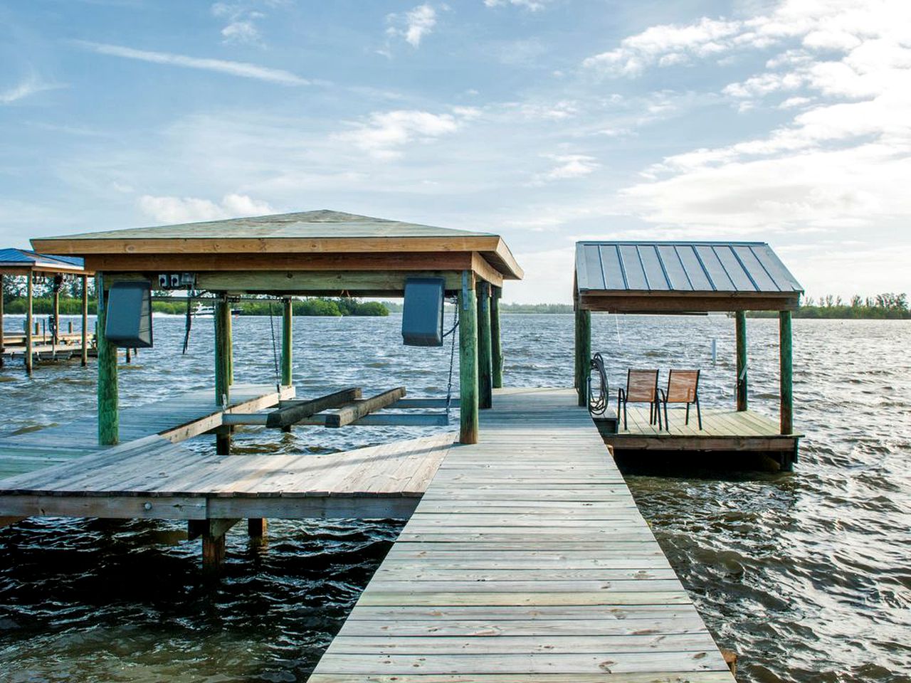 Waterfront Cottage Rental with a Heated Pool on the Indian River in Florida