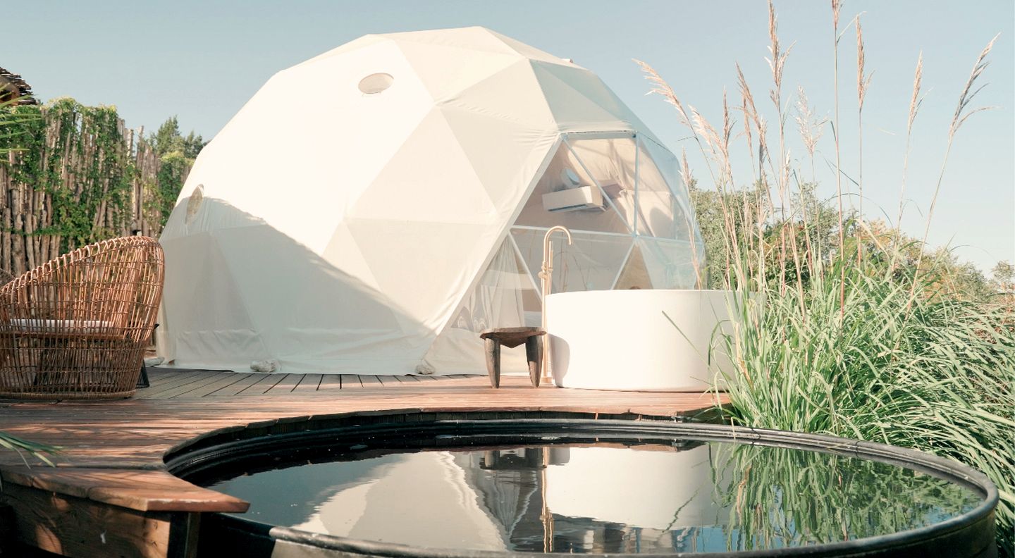 Exquisite Luxurious Dome with Outdoor Shower and Private Pool in Texas