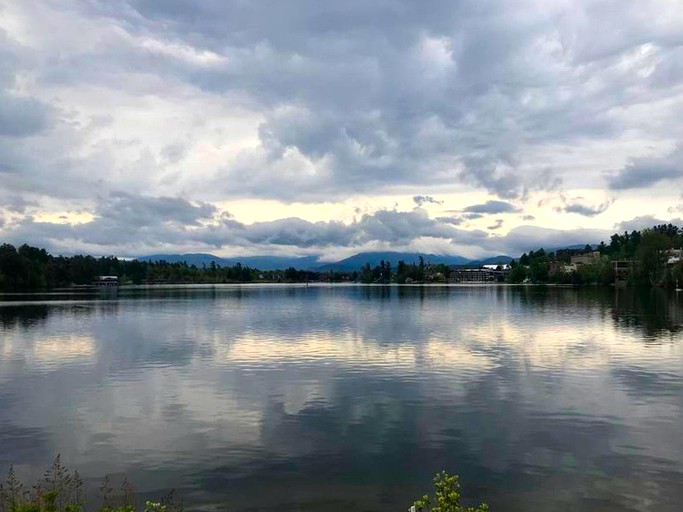 The lake near Whiteface Mountain, New York