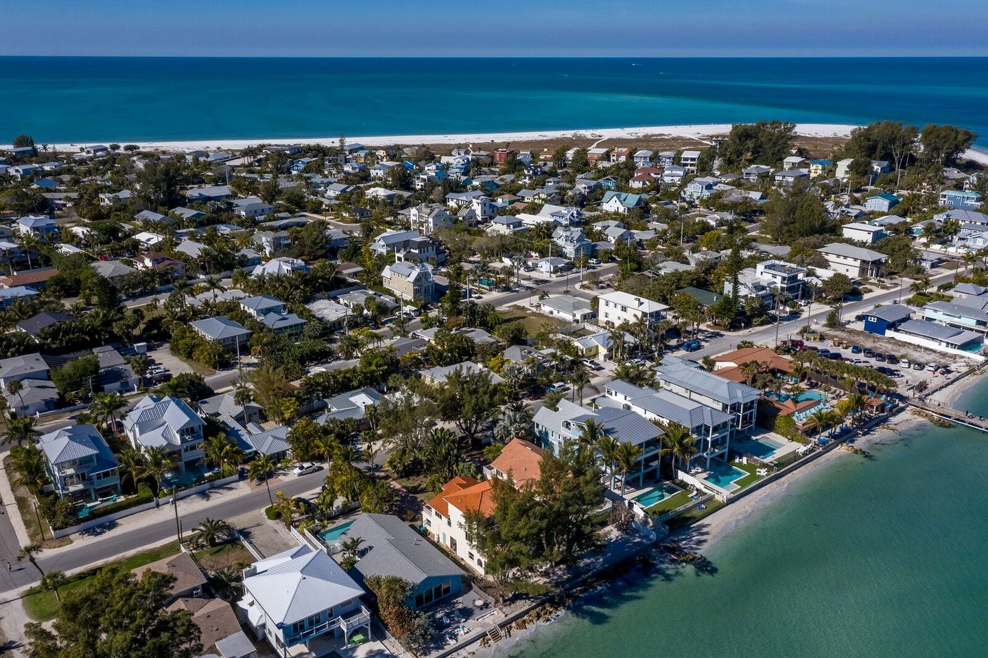 Luxury Waterfront Beach House with Stunning Views on Bean Point in Anna Maria, Florida