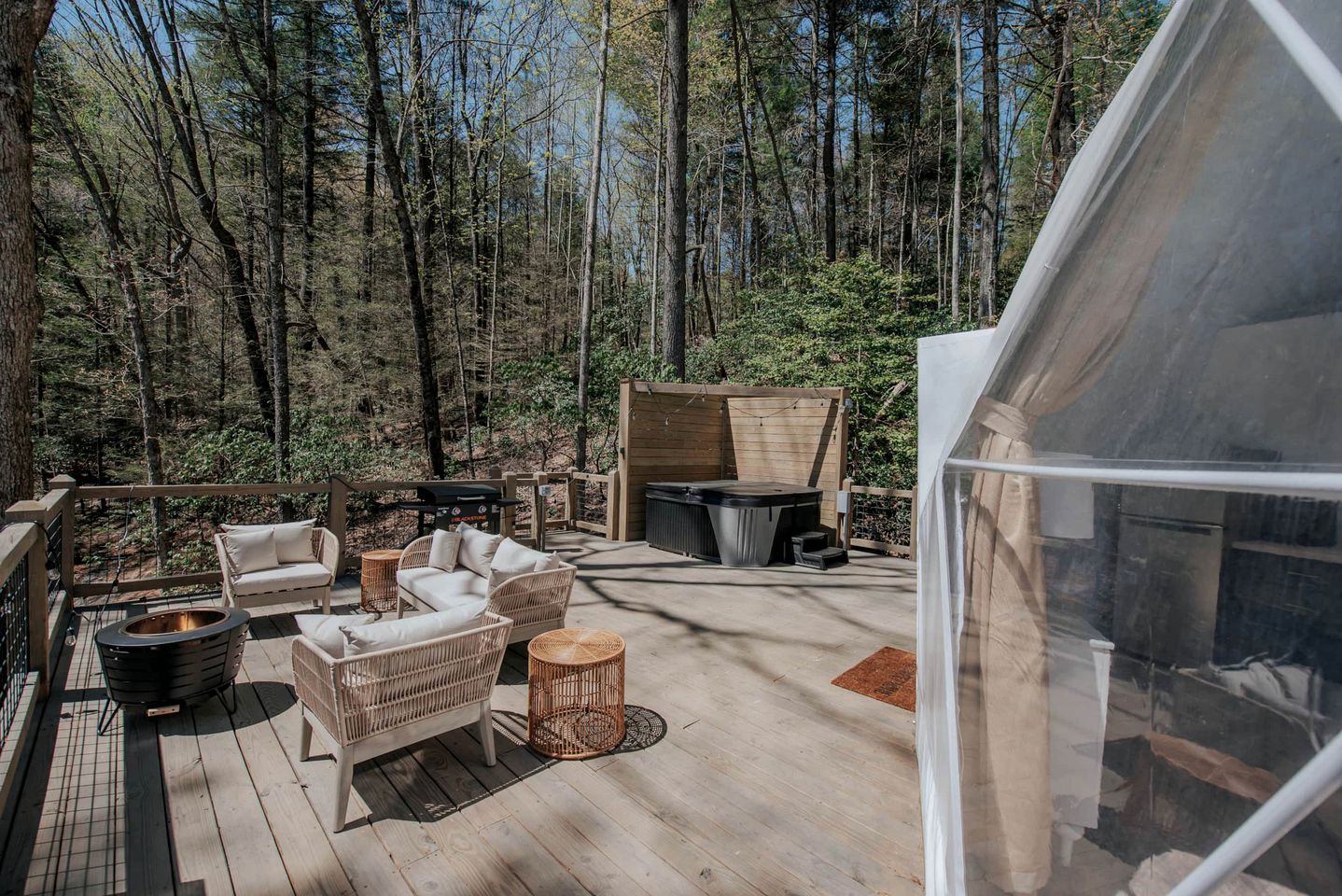 Unmatched Views Await You at this Cherry Log, Georgia Designer Dome near Fall Branch Falls