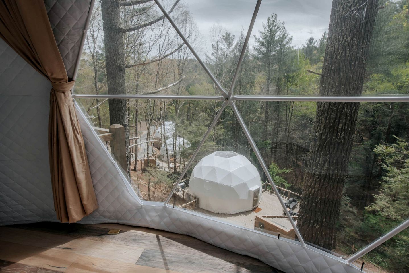 Unmatched Views Await You at this Cherry Log, Georgia Designer Dome near Fall Branch Falls