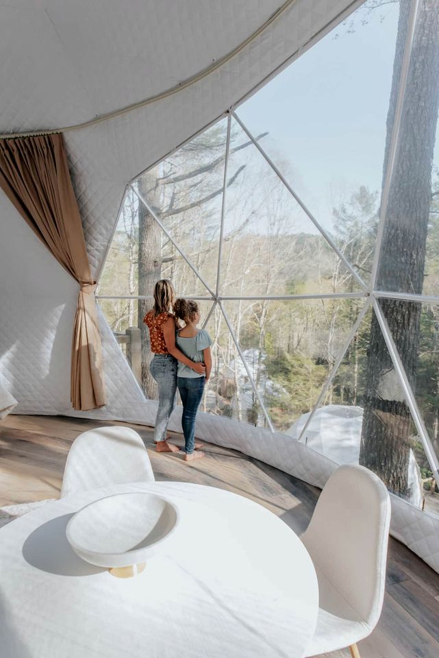 Unmatched Views Await You at this Cherry Log, Georgia Designer Dome near Fall Branch Falls