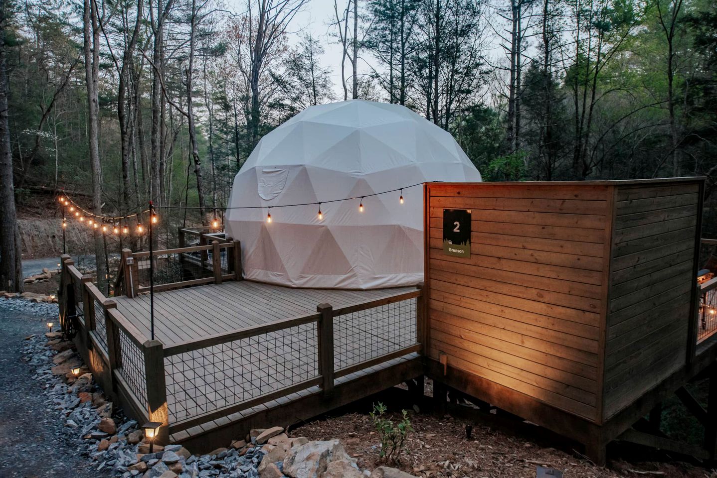 Luxury Living with Panoramic Views at Cherry Log's Designer Dome