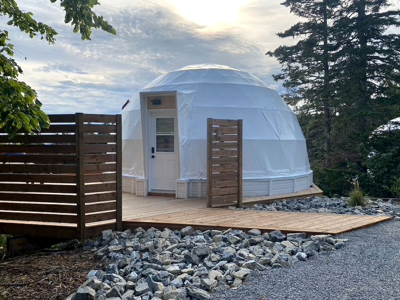 Gorgeous Luminous Dome in Percé, Quebec