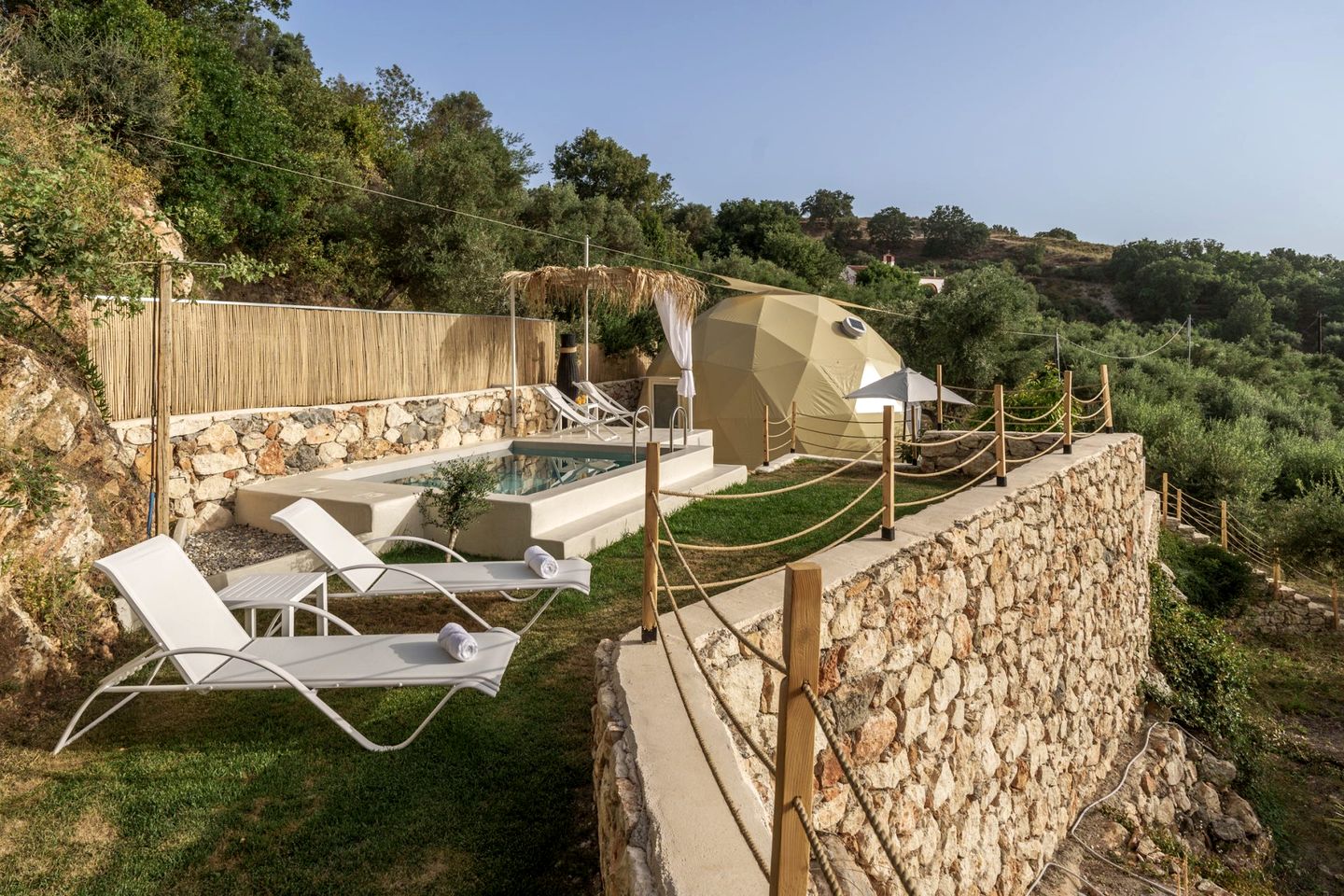 Dream Holiday at this Elegant Dome with Pool in Greece